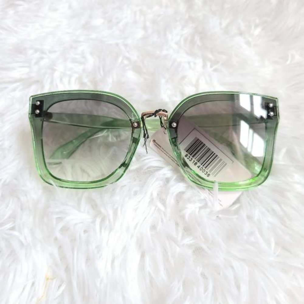Green Butterfly Sunglasses